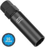 Thinkpro 10 Spline Lug Nut Key Replacement for TA23-21/22, Compatible with Bimecc 10-Spline Lug Nuts and Lug Bolts,21MM and 22MM Hex Drive10 Point Wheel Socket