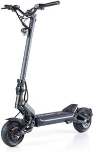 E Scooter mit Straßenzulassung Teverun Fighter Mini PRO eKFV - bis zu 100km Reichweite 30,8ah - Dual Motor 2600 W Peak - Hydraulische Scheibenbremsen - Hydraulische KKE Federung - Carbon