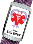 Epilepsy Alert Medical ID Seatbelt Tag- List Seizure Type, Triggers, Best Response, Meds, Contacts, Allergies, Diet and More