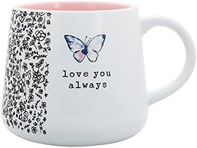 Pavilion Gift Company - Love You Always - 18-Ounce Stoneware Mug, Mothers Day Gift, Sister Friend Mom Grandma Coffee Cup, 1 Count