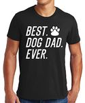 Sweet Gisele Best Dog Dad Ever T-Shirt Funny Fathers Day Sarcastic Graphic Puppy Tee T Shirt Black Medium