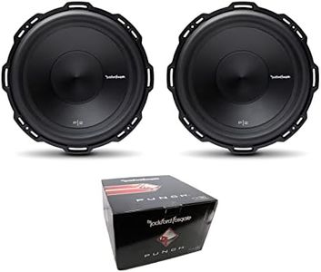 2) Rockford Fosgate P2D2-12 12" 1600Watt 2-Ohm Punch Series Car Audio Subwoofers