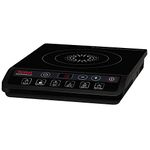 Tefal Everyday Induction Portable Hob, integrated timer, 6 pre-set functions, 9 power levels from 450W to 2100W, Black, IH201840, 13.46 x 10.87 x 2.2 cm