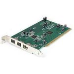 StarTech.com PCI1394B_3 3-Port 2b 1a PCI 1394b FireWire Adapter Card with DV Editing Kit