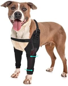 Pawfun Dog Elbow Protector Brace, Dog Leg Sleeves Anti-Licking for Hygroma, Calluses & Arthritis Relief–Adjustable Dogs Elbows Pads & Shoulder Brace for Elbow Dysplasia and Injury Recovery,Both Leg XL