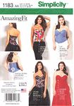 Simplicity US1183AA Plus Size Corset Sewing Pattern for Women, Sizes 20W-28W