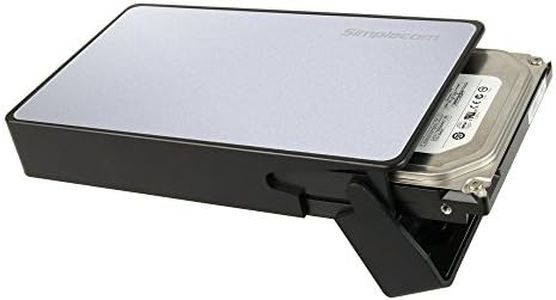 Simplecom SE325 Tool Free 3.5" SATA HDD to USB 3.0 Hard Drive Enclosure Silver