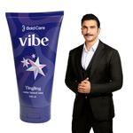 Bold Care Vibe Tingling - Natural Personal Lubricant for Men and Women - Water Based Lube - Skin Friendly, Silicone and Paraben Free - No Side Effects - 100 ml