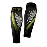 CEP - NIGHTTECH CALF SLEEVE 2.0 for men | Reflective leg compression sleeves in green, size V