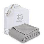 Threadmill King Size, Scottish Grey Blanket/Coverlet - Premium Quality Throw, Made from 100% Long Staple Combed Cotton, Jacquard Matelasse Finish for All Seasons, 106x90 inch