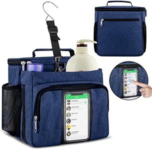 Bukere Portable Shower Caddy College Dorm Room Essential, Shower Caddy Tote Bag for Student, Girl, Women, Men, Separate Compartment, Large Capacity, Quick Dry Mesh Base for Travel, Gym, Camp