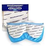 OcuComfort Dry Eye Therapy - Washable Reusable Eye Mask for Soothing Moist Heat and Cold Therapy. Ideal for Dry Eyes, Stye, Blepharitis, Chalazion, Allergies, Puffiness, and Redness. Microwavable, Latex-Free, Non-Allergenic.