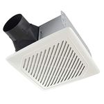 Broan-NuTone Roomside Series Energy Star Certified 110 CFM 1.0 Sone Humidity Sensing Ventilation Fan, White