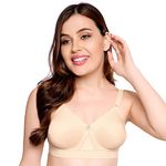 TRYLO Women's Non-Wired Bra (ALPA_Skin_40F)