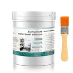 Kwinto Waterproofing Solution for Homes, Terraces, Roofs Transparent Crack Seal Agent 300g with brush, Roof Sealant Waterproof Gel For steel, ceramic tile, marble, wood, metal Crack Seal Agent