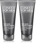 Clinique Clinique For Men Face Wash Oily Skin Formula for Men 6.7 oz Cleanser (Pack of 2)