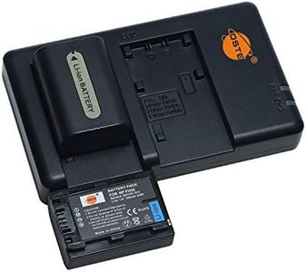 NP-FH50 - Batería Recargable y Cargador Dual Compatible con cámaras Digitales Sony DSC-HX1, DSC-HX100V, DSC-HX200V, HDR-TG5V, HDR-TG1E, HDR-TG3, HDR-TG5, HDR-TG7, etc.