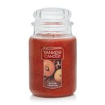 Yankee Candle Scented Candle, Spiced Pumpkin, Original Large Jar Candle, 110-150 Hours of Burn Time, 22 oz