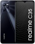 realme C35, 4+64GB, Glowing Black, 4G Sim Free Unlocked Smartphone, 50MP AI Triple Camera, 16.7cm (6.6”) FHD Display, 8.1mm Ultra Slim, 5000mAh Battery + UK Warranty