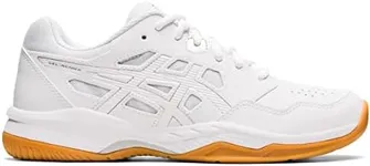 ASICS Women's Gel-RENMA Pickleball Shoes, 7.5, White/Pure Silver