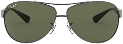 Ray-Ban RB3386 - GUNMETAL Frame POLAR GREEN Lenses 67mm Polarized