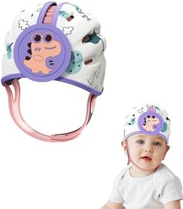 Lusinus Baby Helmet for Crawling and Walking - Baby Head Protector with Soft EVA Cushioning, Lightweight and Breathable, 15.75-21.65 inch, Infant Safety Helmet for 8-36 Months