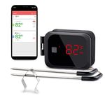 Inkbird Meat Grill Thermometer IBT-2X, Wireless BBQ thermometers for Cooking, Barbecue, Smoker, Grilling, Oven and Drum with 150ft (Dual probes)