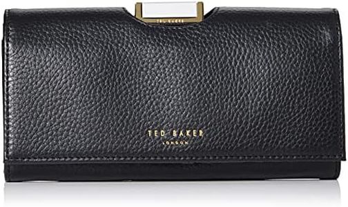 Ted Baker Women's BITA Travel Accessory-Bi-Fold Wallet, Black, One Size