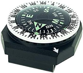 Sun Company GoCompass - Micro Orienteering Wrist Compass | Watch Band or Paracord Bracelet Compasses with Rotating Bezel