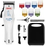 Wahl Canada Show Pro Rechargeable Lithium Clipper, Cord/Cordless for continuous use, Lightweight for better comfort, Quiet running for noise sensitive pets - Model 58153