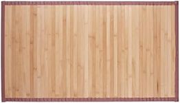 Relaxdays Natural Bamboo Bath Mat, 