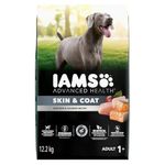 IAMS Advanced Health Adult Dry Dog Food – Skin & Coat – Chicken & Salmon Recipe – 12.2KG (27LB) Bag
