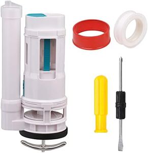 Bstinay 8.27 Inch Water-Saving Total Toilet Repair Kit Dual Flush Valve Push Button White