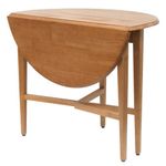 Winsome Wood 42-Inch Round Drop Leaf Table