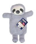 Hot Water Bottle 1 Litre | Available in Schnauzer Koala Penguin and Sloth | Cute and Cuddly Plush Animal Water Bottles for Adults and Kids (Sam The Sloth)