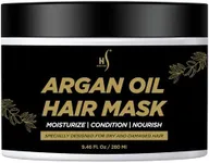 Herstyler Argan Oil Hair Mask - Hair Mask For Dry Damaged Hair and Growth - Deep Conditioning Argan Oil Har Mask - Curly Hair Mask for Limp Dull Hair - Anti-Frizz Hair Mask