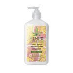 HEMPZ Fresh Fusions Pink Citron and Mimosa Flower Energizing Herbal Body Moisturizer For Unisex 17 oz, White