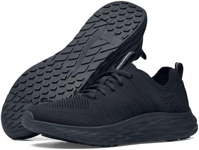 Shoes for Crews Everlight, Women's Slip Resistant Work Shoes, Water Resistant, Black, Size 5 Wide