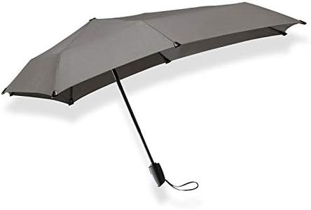 Senz° Mini Automatic Windproof Umbrella, 91 x 91 cm - Silk Grey