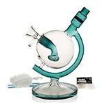 Green Bongs Glass Bong with Tornado percolate,Green Water Bongs with 14.5mm Bong Bowl Height 25cm Weight 400g Glass Pipe for Smoking Hookah Glass Bongs Oil Rig Smoking Pipe