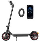 HeyScooter Electric Scooter, 34-45KM Range 500W Motor 8.5-9.3" Pneumatic Tires Fast Electric Scooter for Adults with APP Control,3-4 Speed Modes,Foldable E Scooter