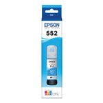 EPSON 552 EcoTank Ink Ultra-high Capacity Bottle Cyan (T552220-S) Works with EcoTank Photo ET-8500, ET-8550