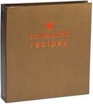 Meadowsweet Kitchens Recipe Binder Organizer - for Recipe Cards, Clippings, and Full Size Recipes - Create Your Own Cookbook - Copper & Brown