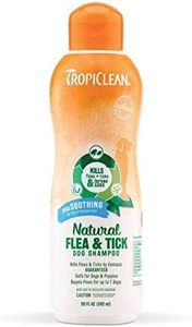 TropiClean Natural Flea & Tick Shampoo (Soothing) - 592 ml
