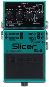 BOSS SL-2 Slicer Compact Pedal for Electric Guitar, Keyboard, DJs & More | Instantly Create Pulsating Grooves to your Sound | 88 Onboard Patterns & More via BOSS Tone Studio App | MIDI Input Control