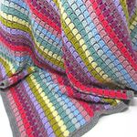 Vintage Rainbow Blanket Crochet Kit