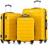 COOLIFE 3 Piece Luggage Set for Fam
