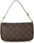 Louis Vuitton, Pre-Loved Monogram Canvas Pochette Accessoires, Brown