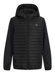 JACK & JONES Boy's Jjemulti Quilted Jacket Noos Jnr Jacket, Black/Detail:SET-IN SLEEVES, 164