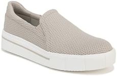 Dr. Scholl's Women's Happiness Lo Sneaker, Light Taupe Knit, 9